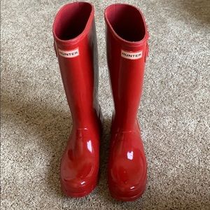 Red Hunter Rain Boots